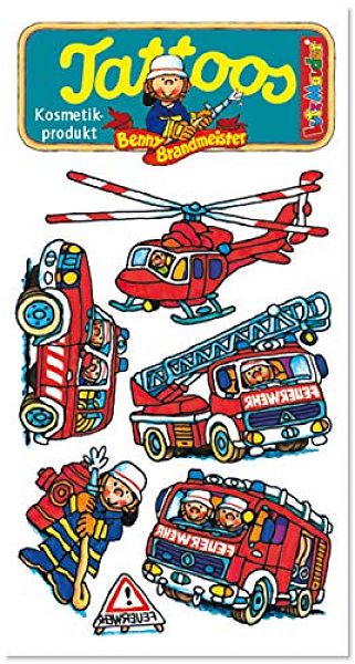 Tattoos Feuerwehrfahrzeuge 2