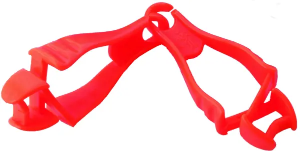 Handschuhclip Grabber rot