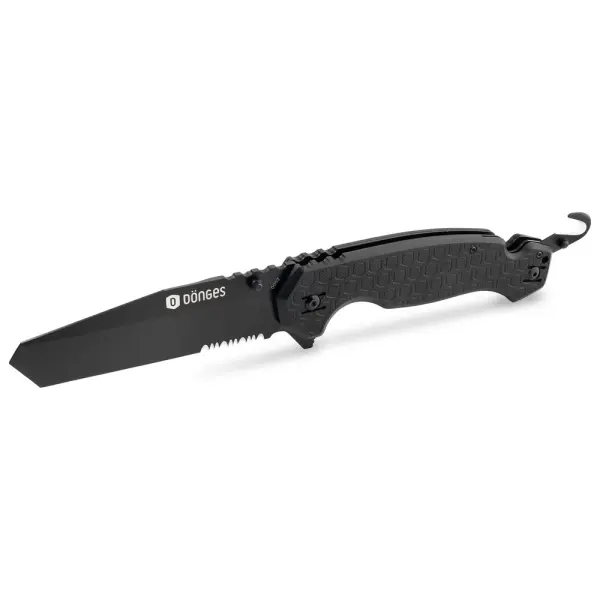 Rettungsmesser Professional Tactical schwarz 