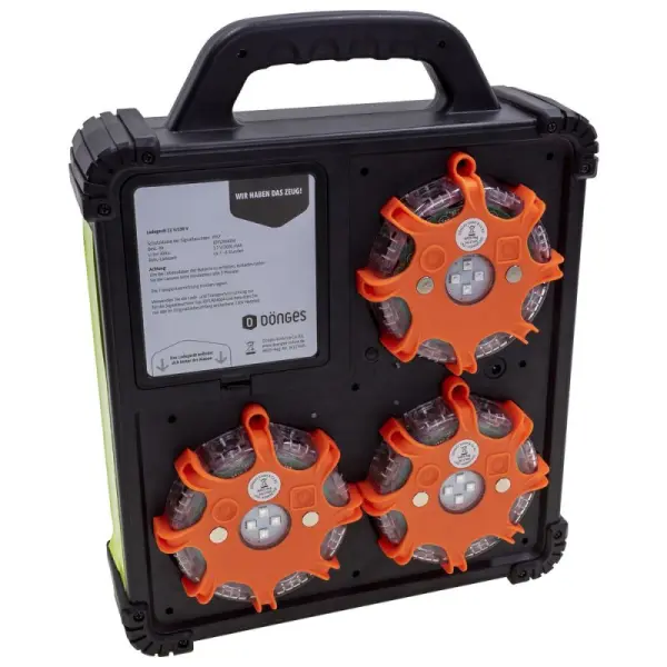 Signalleuchten-Set SyncFlare, orange, wechselbar gelb/blau/grün