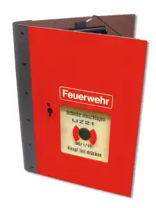 Klemmbrett-Mappe mit Feuerwehr Motiv 