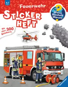 Stickerheft Feuerwehr Wieso? Weshalb? Warum?