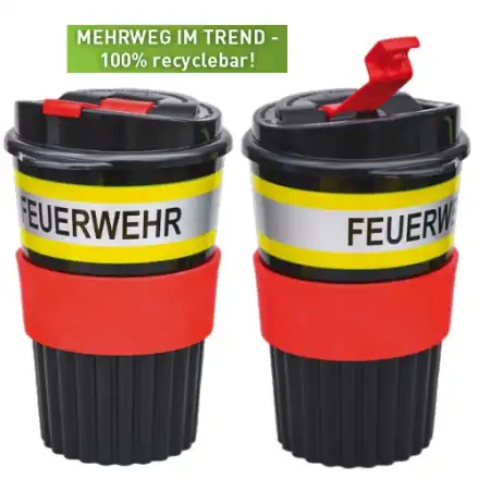 Coffee-to-go Becher Feuerwehr 