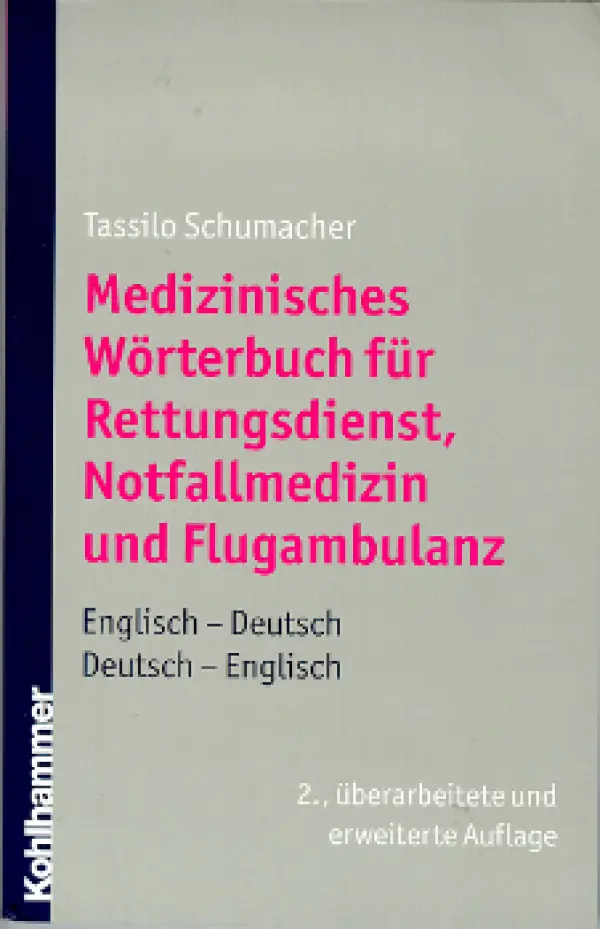 Medizinisches Wörterbuch für den Rettungsdienst