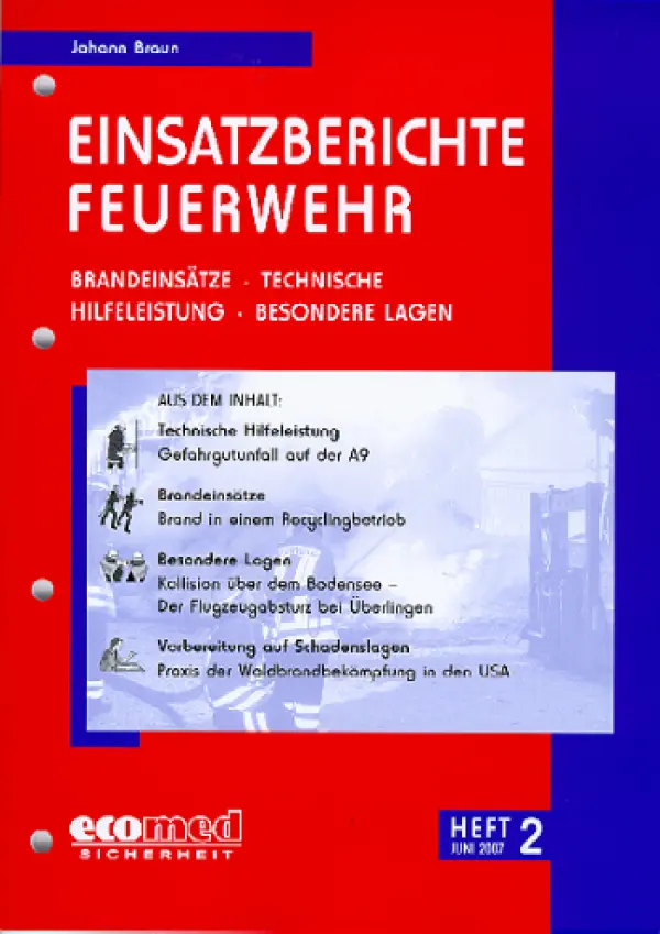 Einsatzberichte Feuerwehr Heft 2