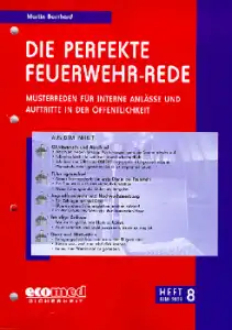 Die perfekte Feuerwehr-Rede Heft 8