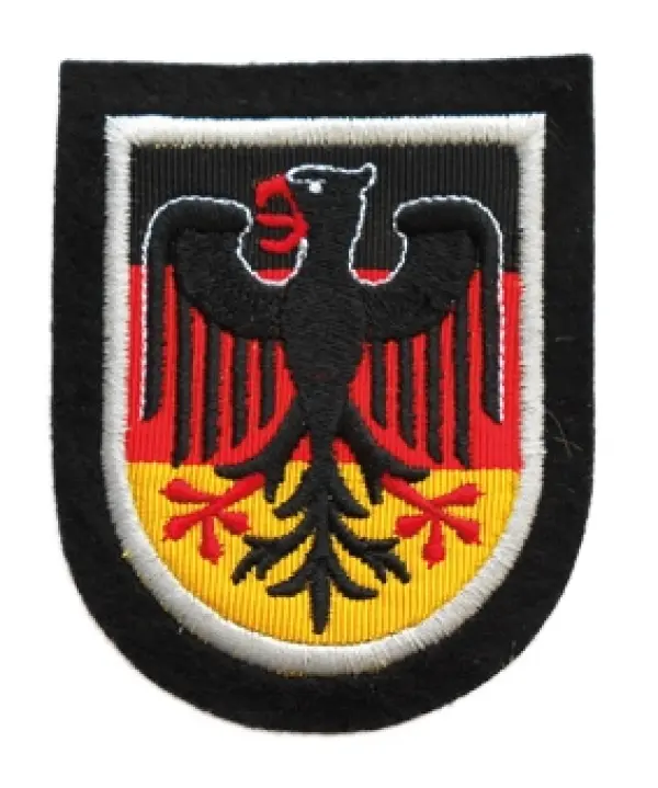 Ärmelabzeichen Bundesadler mit Silberrand 