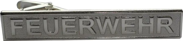 Krawattenklammer silber Feuerwehr 