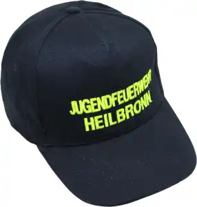 Cap Premium Jugendfeuerwehr eigener Text Schrift gelb