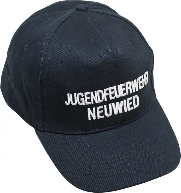 Cap Premium Jugendfeuerwehr eigener Text Schrift weiß 