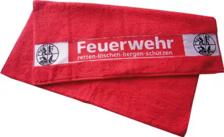 Handtuch rot Feuerwehr 50 / 100