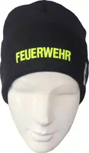 Mütze Feuerwehr Stick gelb Scotchgard