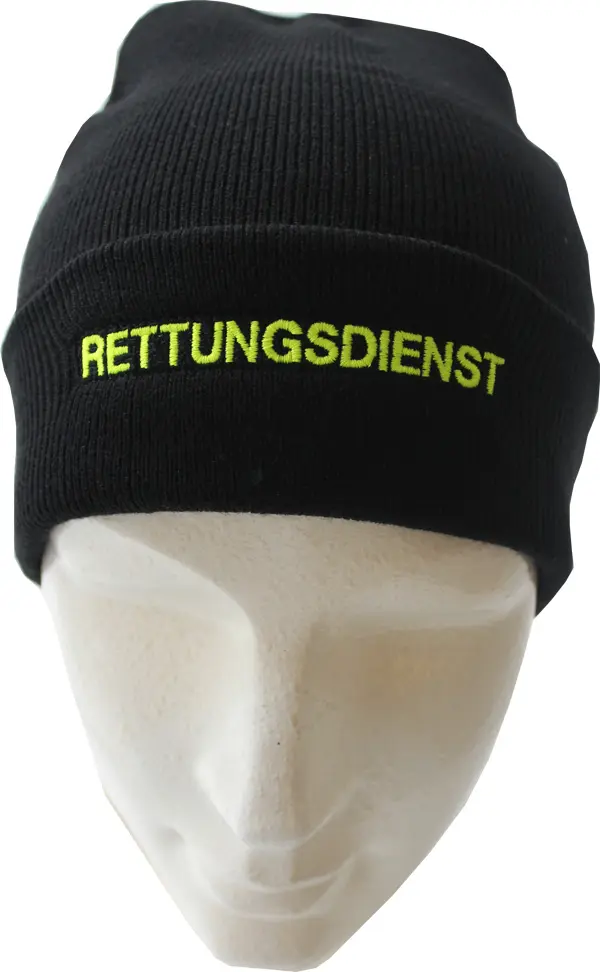 Wollmütze Rettungsdienst