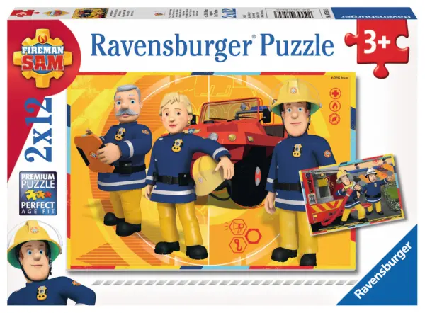 Puzzle Sam im Einsatz 2 x 12 Teile 