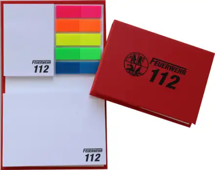 Haftnotizen Feuerwehr Kombi Set