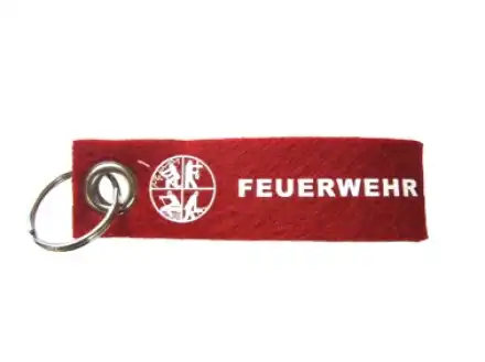 Filz Schlüsselanhänger Feuerwehr