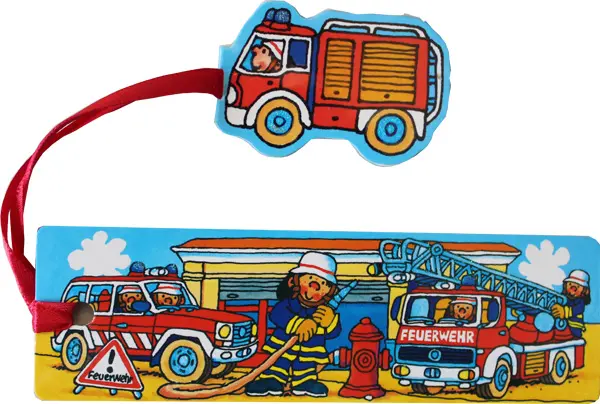 Lesezeichen Feuerwehr 