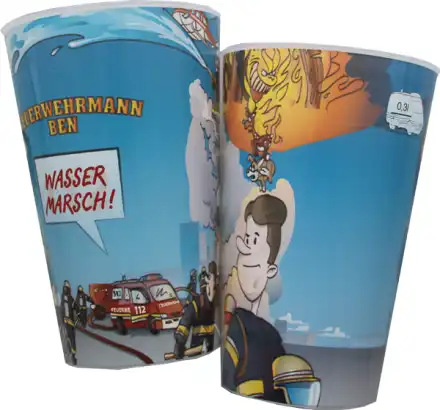 Trinkbecher Feuerwehr Kids