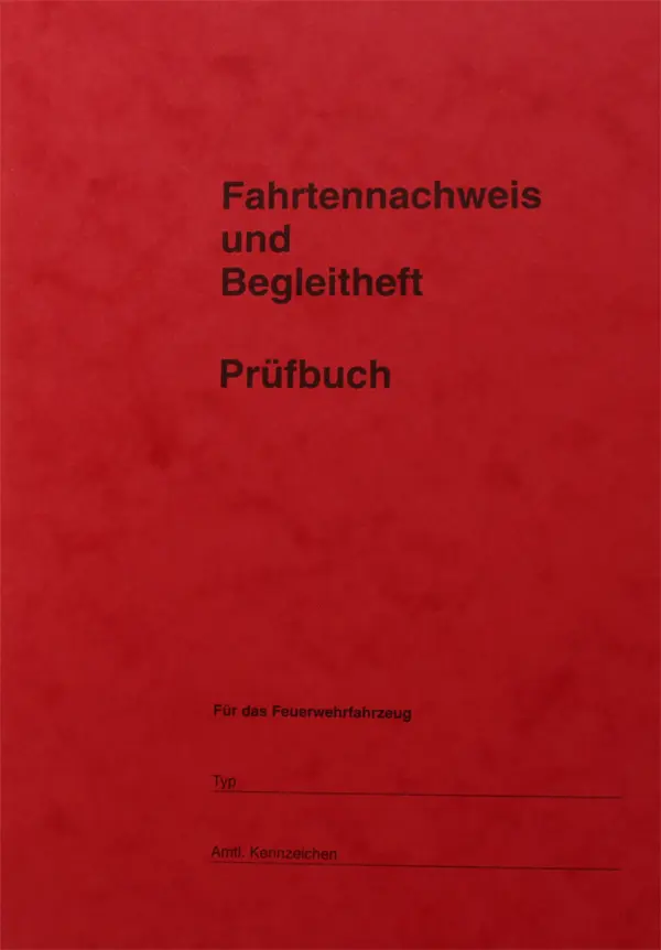 Fahrtennachweis und Begleitheft