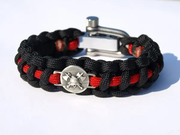 Paracord Armband Feuerwehr 