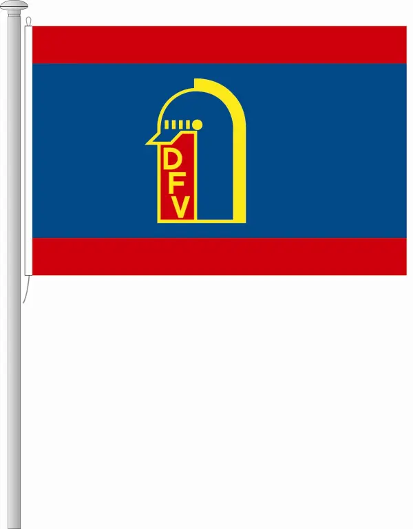 Hissflagge DFV Querformat 100 x 150 cm 