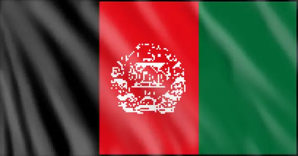 Tischflagge Afghanistan