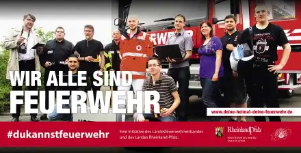 Bauzaunbanner RLP Alle Feuerwehr