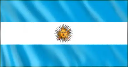 Tischflagge Argentinien