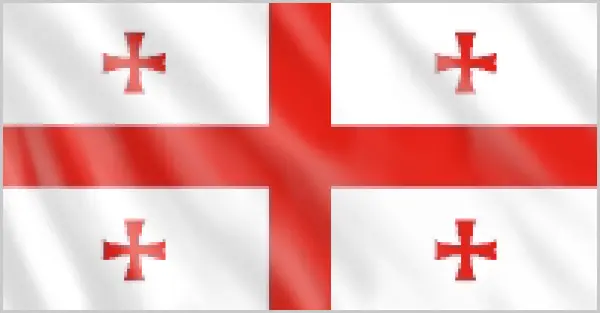 Tischflagge Georgien