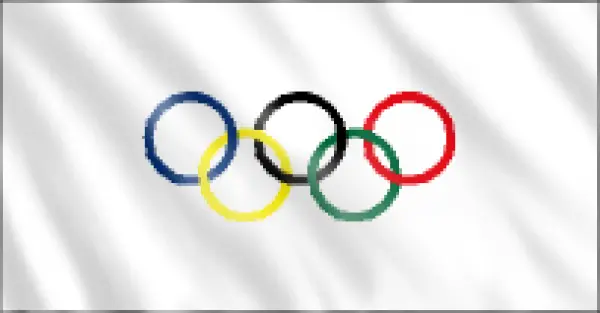 Tischflagge Olympisches Komitee