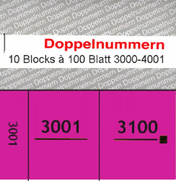 Doppelnummern 3001 - 4000 eosin