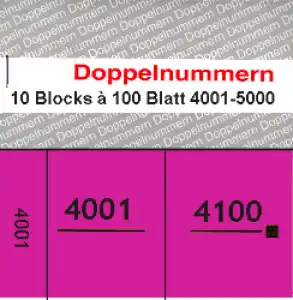Doppelnummern 4001 - 5000 eosin