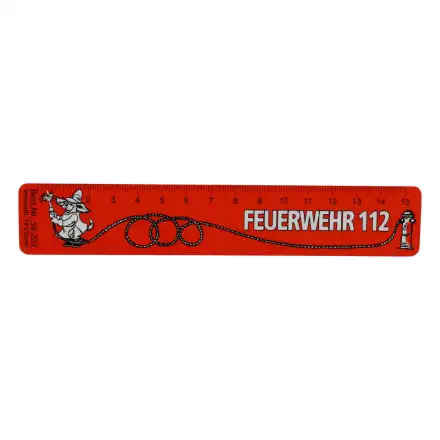 Lineal Feuerwehr 112 - 15 cm 