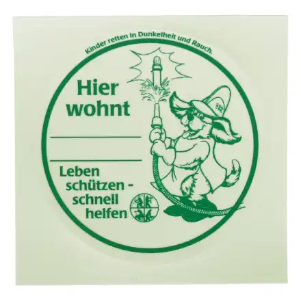 Kinder-Finder (nachleuchtende Folie)