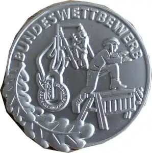 Teilnahmeabzeichen Bundeswettbewerb Silber
