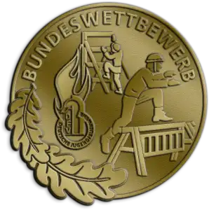 Teilnahmeabzeichen Bundeswettbewerb Bronze