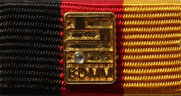 BDMV Verdienstmedaille Gold mit Stein 