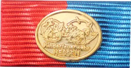 Kinderfeuerwehr-Medaille des LFV Hessen gold