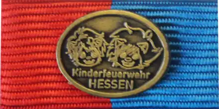 Kinderfeuerwehr-Medaille des LFV Hessen bronze