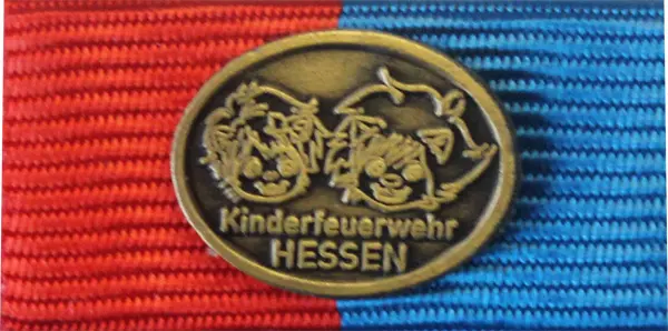 Kinderfeuerwehr-Medaille des LFV Hessen bronze