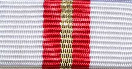 Polen weiß/rot/weiß mit Goldlitze
