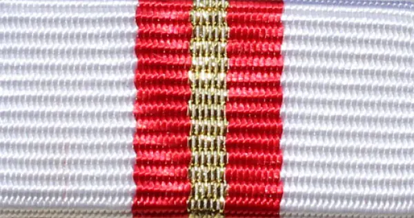 Polen weiß/rot/weiß mit Goldlitze