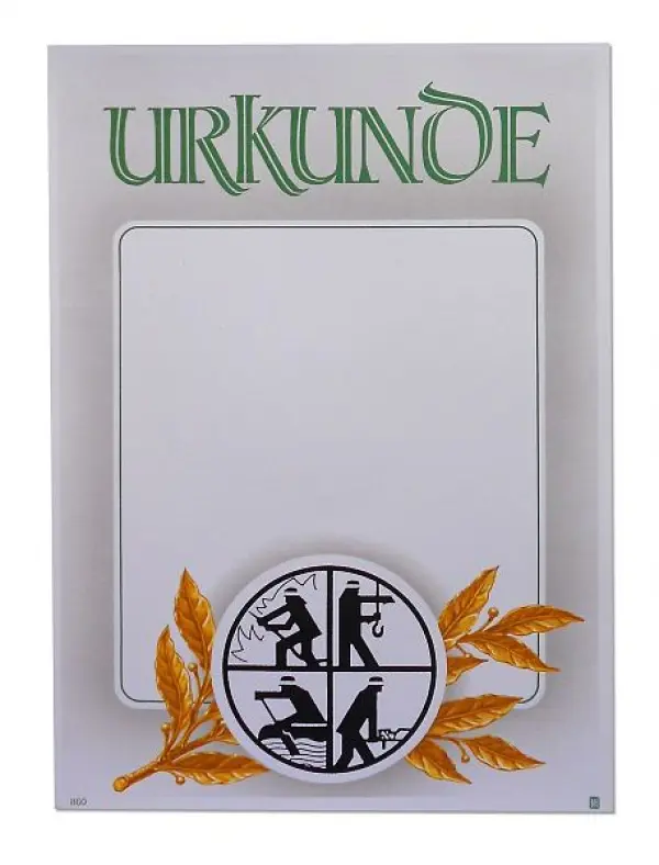 Urkunde 860-U61 PC 