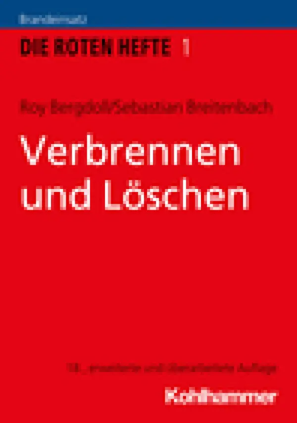 Rotes Heft 01 Verbrennen und Löschen