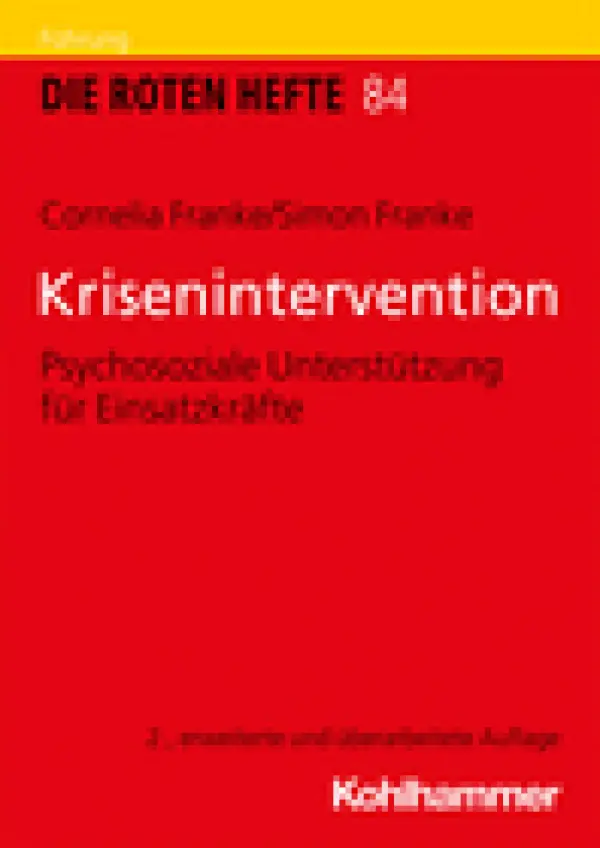 Rotes Heft 84 Krisenintervention