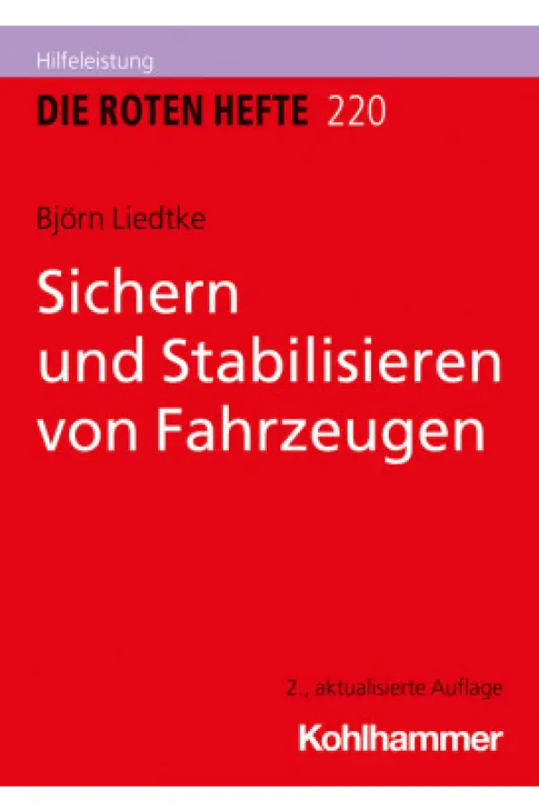 Rotes Heft 220 Sichern und Stabilisieren von Fahrzeugen