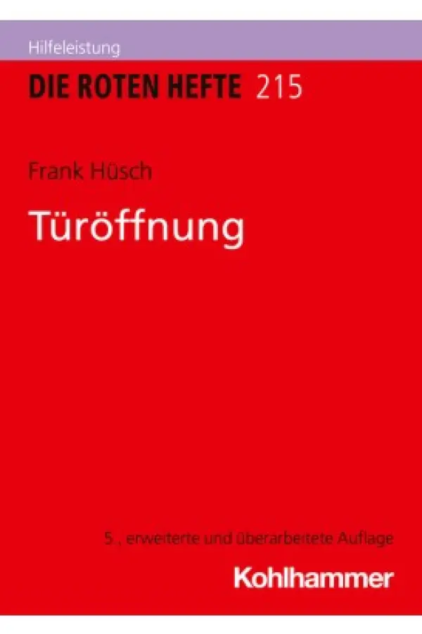 Rotes Heft 215 Türöffnung