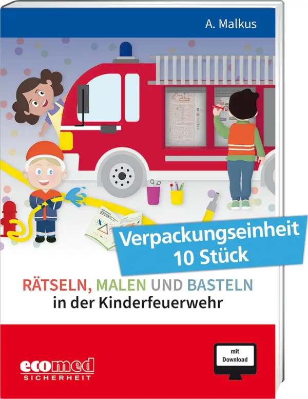 Rätseln, Malen und Basteln in der Kinderfeuerwehr 