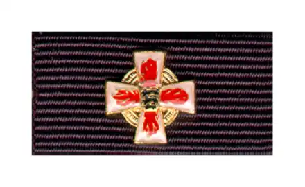 B-W. Feuerwehr-Ehrenzeichen Steckkreuz Gold