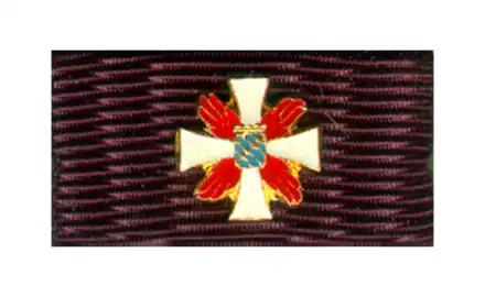 Bayern Feuerwehr-Ehrenzeichen Steckkreuz gold